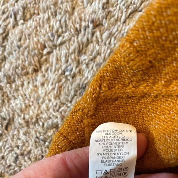 Lucky Brand | Bobble Cable Knit Sweater Cathay Spice | Women L - Picture 4 of 7